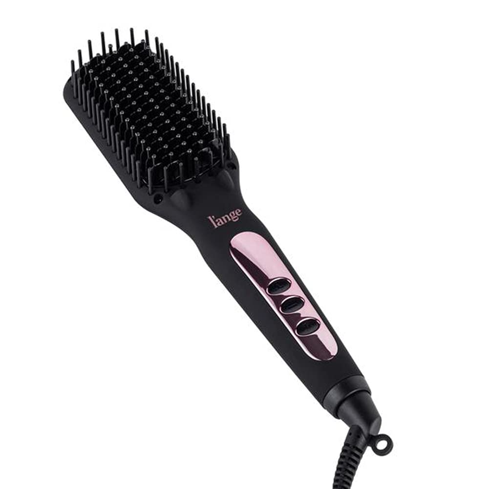 L'ANGE HAIR Le Vite front view showing sleek black design and benefits of fast styling