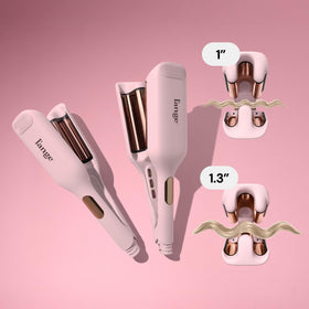 L'ANGE HAIR close-up of titanium barrels for smooth, fast styling benefit