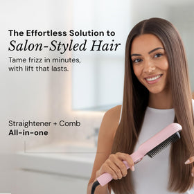 L'ANGE HAIR close-up of digital temperature dial with clear numbers for precise heat control