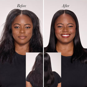 L'ANGE HAIR lifestyle on bathroom counter showing daily styling routine made easier