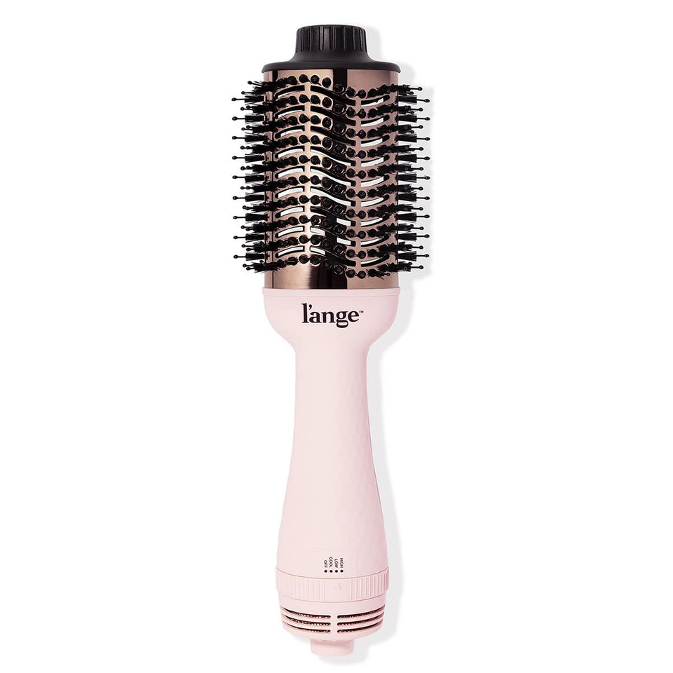 L'ANGE HAIR Le Volume front view showing blush finish and ergonomic shape for ease