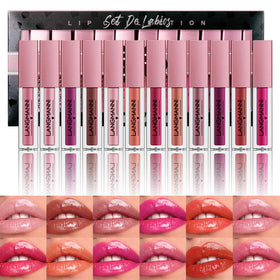 LANGMANNI front packaging showing all 12 glossy shades and variety