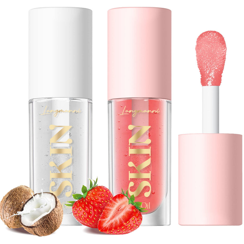 LANGMANNI front packaging showing strawberry coco flavor and glossy result