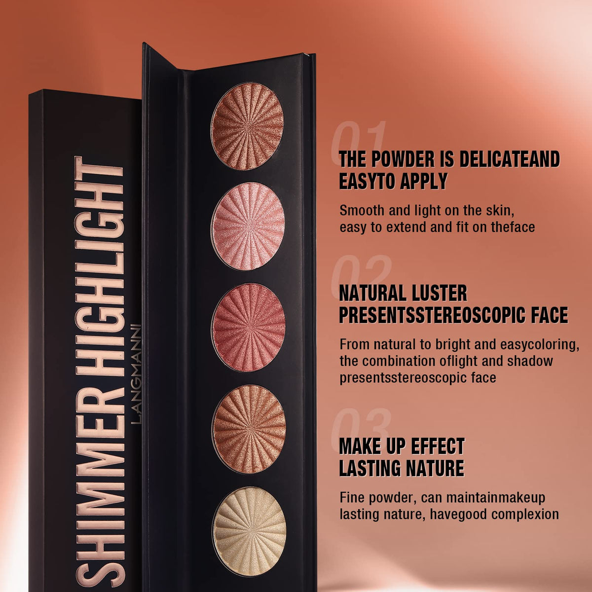 LANGMANNI palette inside a makeup bag highlighting travel-friendly size