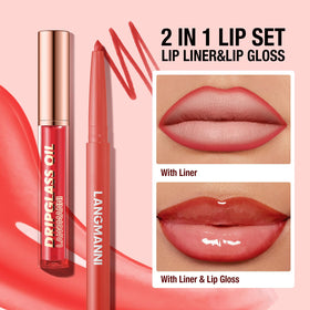 LANGMANNI matte lip liner tip close-up showing smooth texture benefit