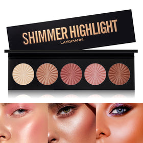 LANGMANNI palette front packaging showing compact design and portability