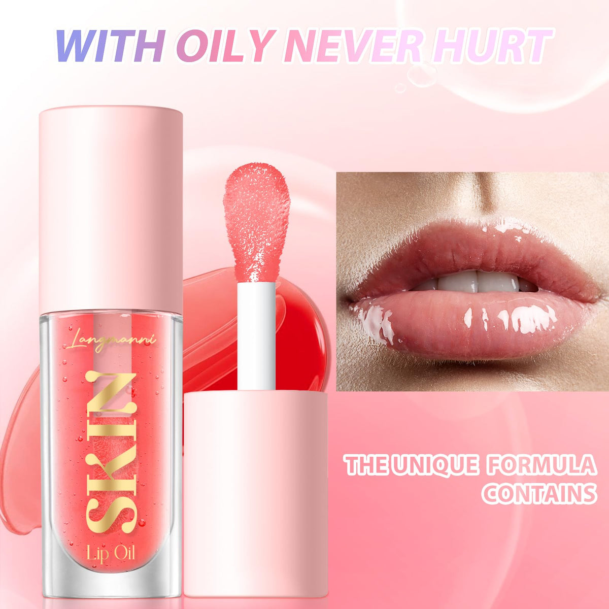 LANGMANNI next to lipstick size comparison for pocket-friendly convenience