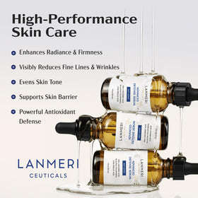 Lanmeri serum texture close-up showing lightweight, fast-absorbing feel