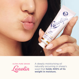 Lanolips on cuticle being massaged in to improve dryness and appearance