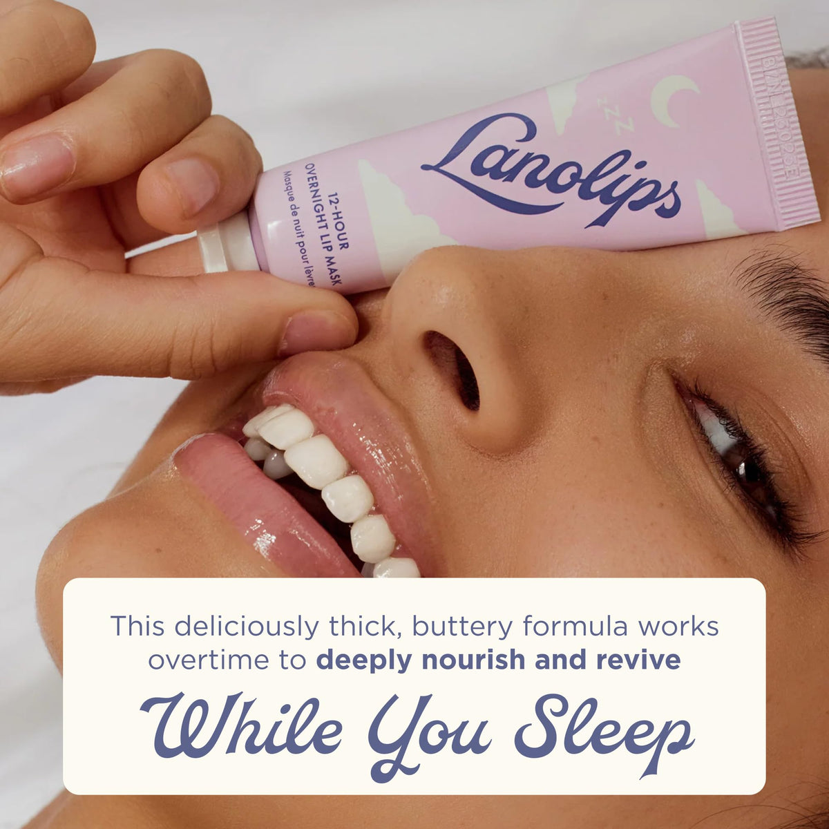Lanolips ingredient arrangement highlighting hyaluronic acid and vitamin C benefits