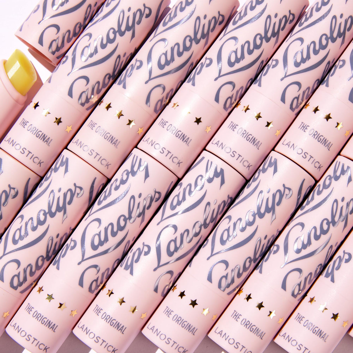 Lanolips Lanostick back label close-up showing ingredient transparency