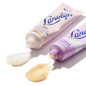 lanolips overnight mask open showing creamy formula for restorative repair