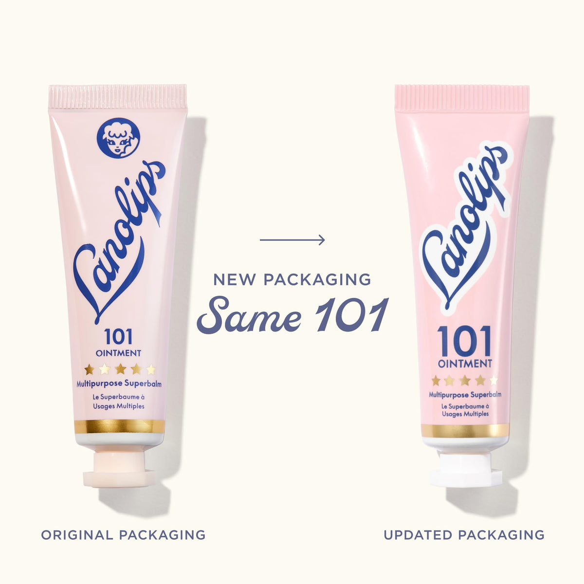 Lanolips open tin close-up texture highlighting smooth lanolin balm for fast softening