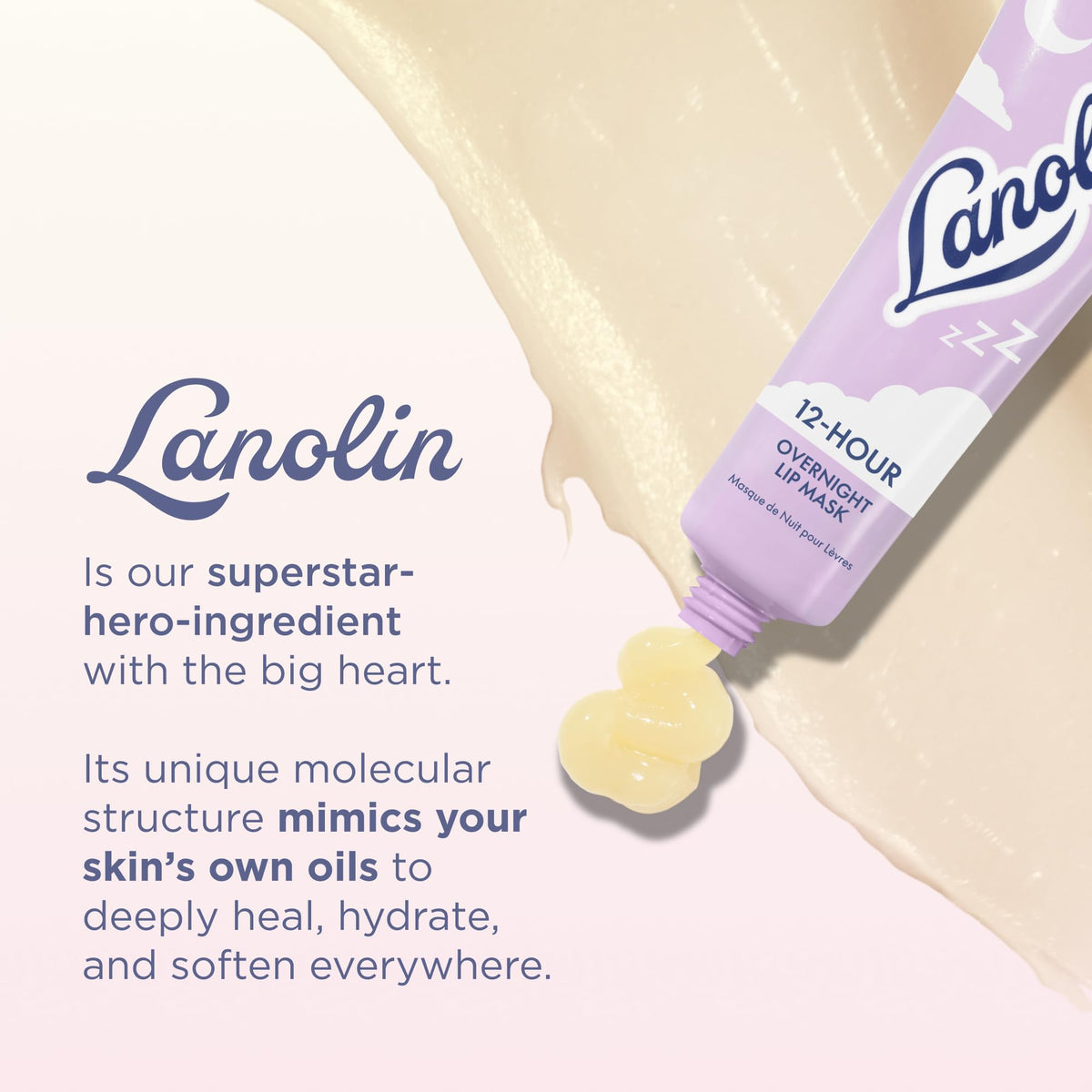 Lanolips jar next to a coin for scale, clarifies compact travel-friendly size