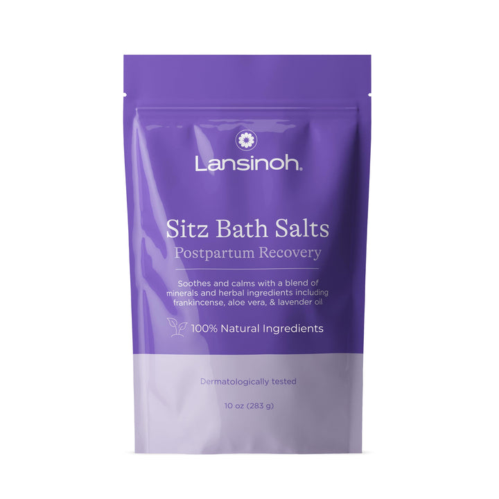 Lansinoh front packaging showing pouch and product name for easy identification and trust