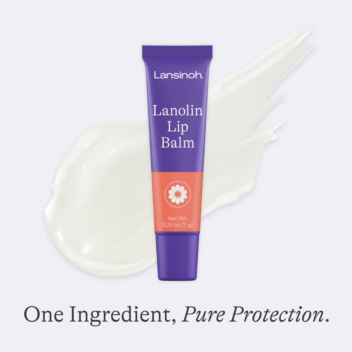 Lansinoh lip balm in winter coat pocket, protects lips from cold wind