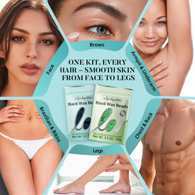LANSLEYWAX wooden applicators and full kit layout for beginners