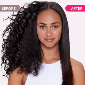 LANVIER anti-scald shield and bristle tips protecting scalp while styling