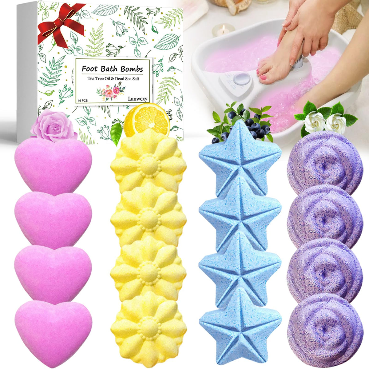 Lanwexy front packaging showing 16-pack and gift-ready presentation for convenience