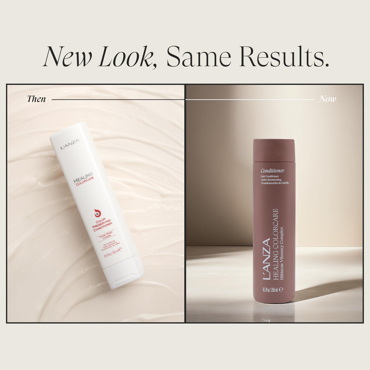 L’ANZA label close-up highlighting ingredients and usage benefits