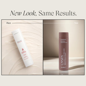 L’ANZA label close-up highlighting ingredients and usage benefits