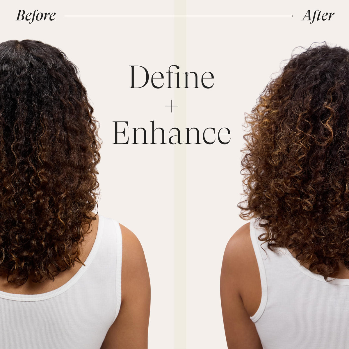 L’ANZA Curl Whirl styled diffused curls showing enhanced definition