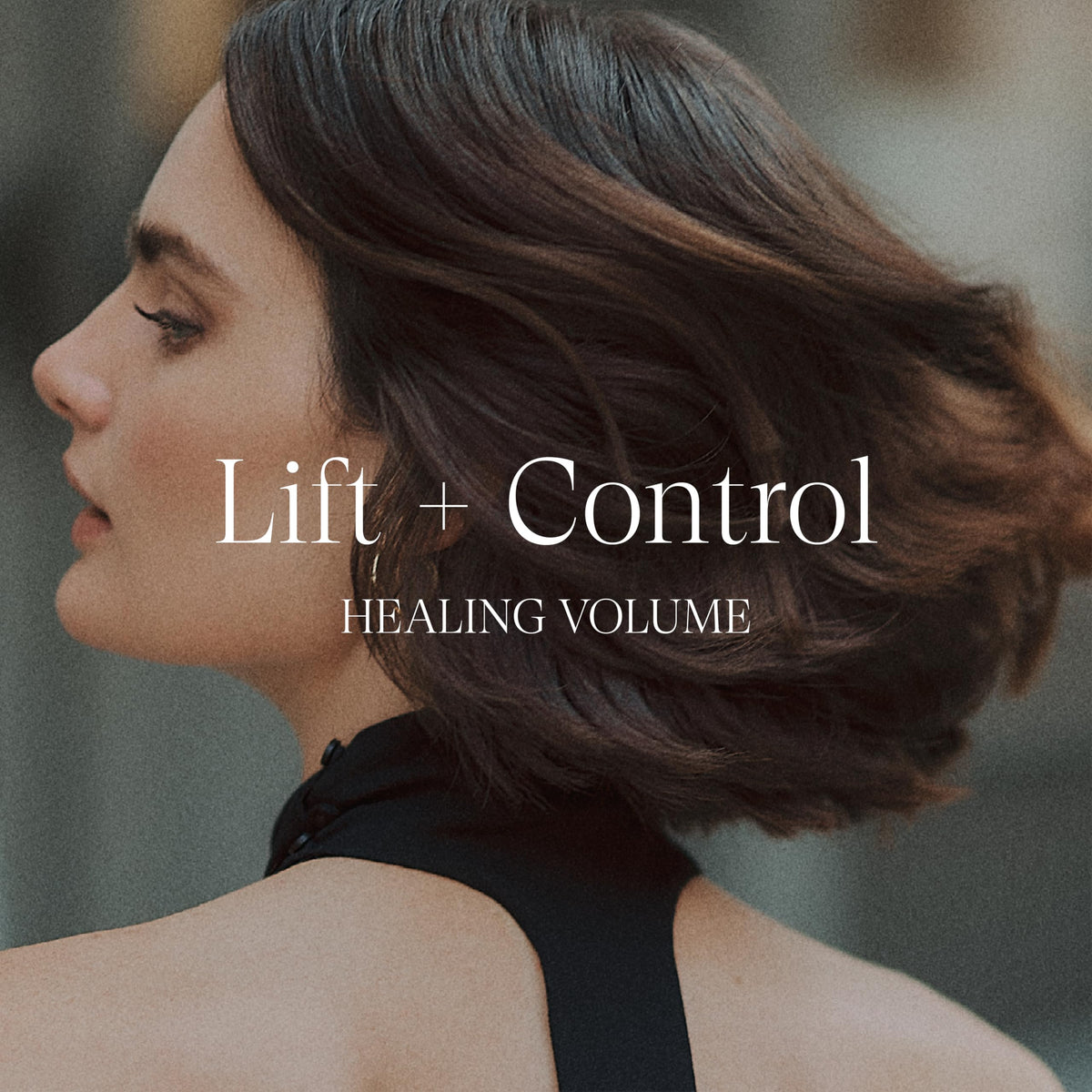 L’ANZA in a salon-style blowout scene illustrating salon-level volume