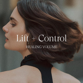 L’ANZA in a salon-style blowout scene illustrating salon-level volume