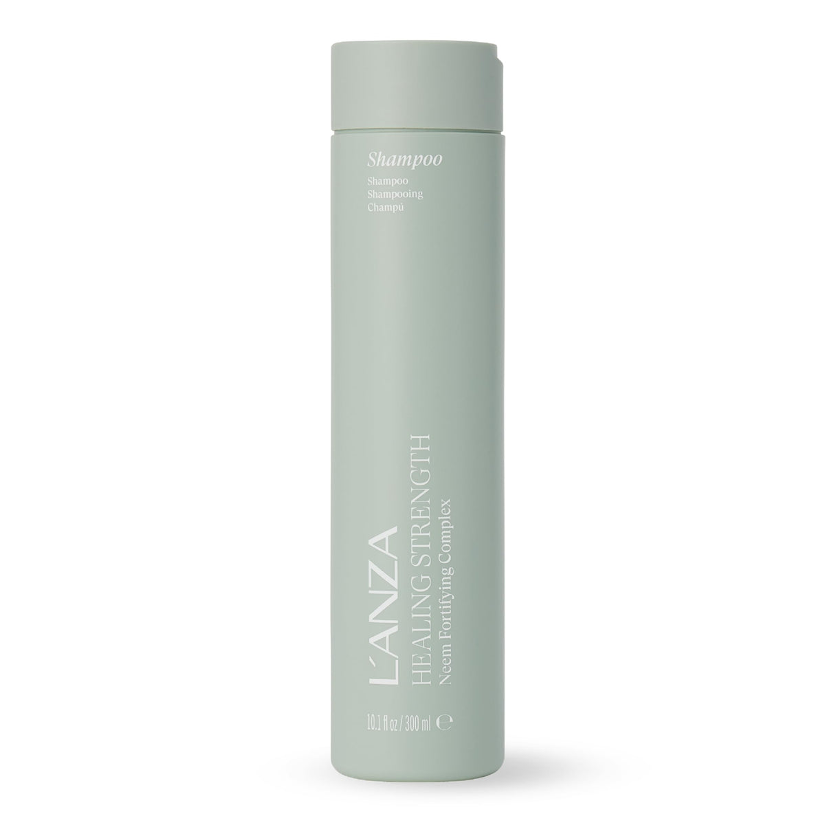 L’ANZA front bottle view showing product and size offering shine