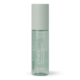 L’ANZA front bottle showing product and glossy finish benefit