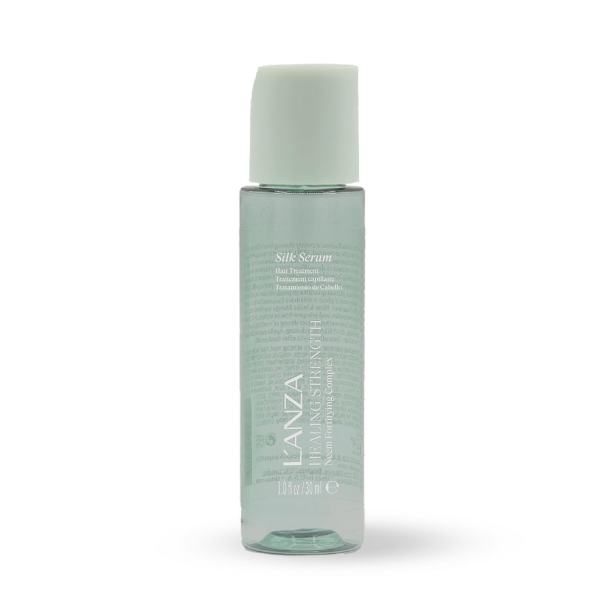 L’ANZA front bottle view showing product and easy-to-read label for quick identification