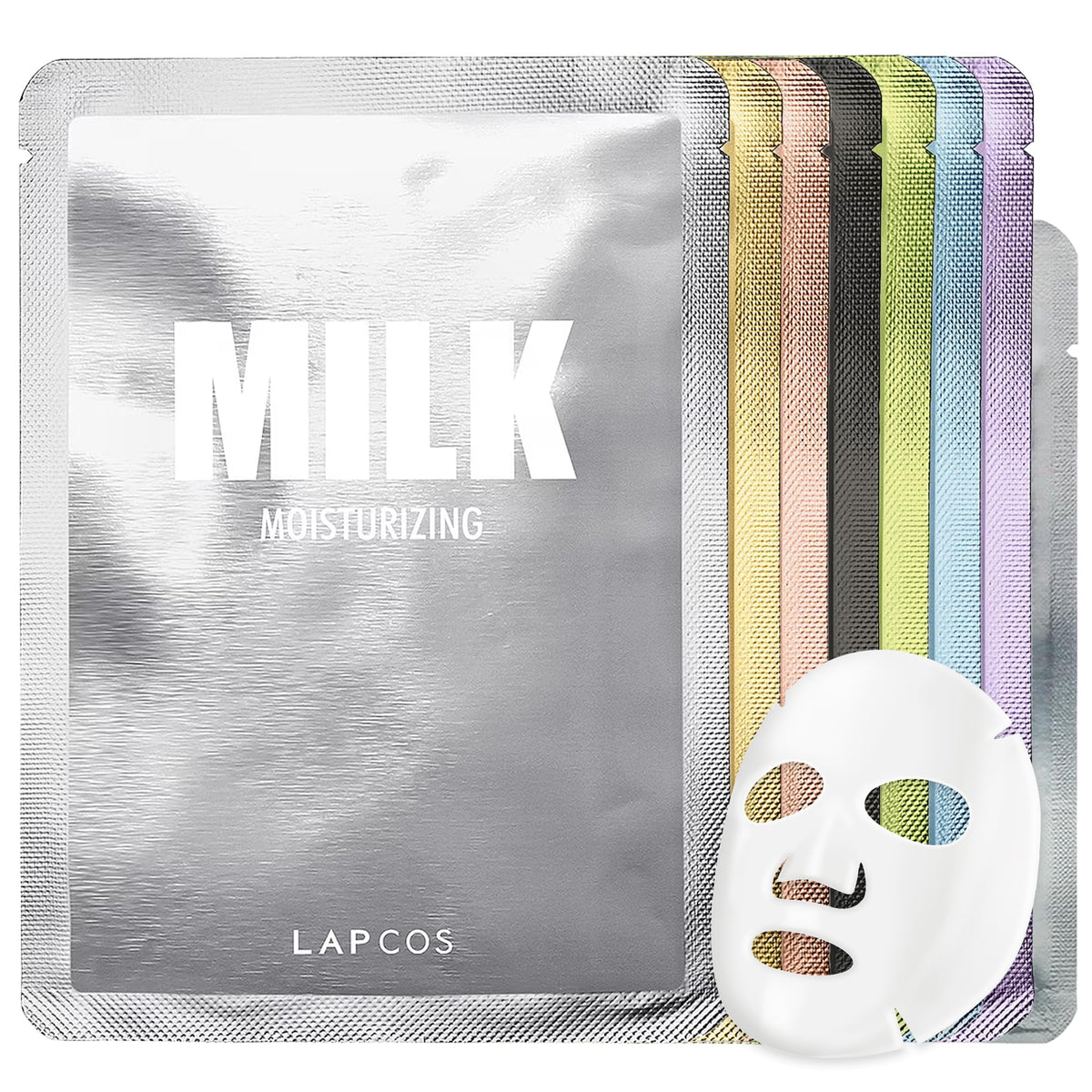 LAPCOS front packaging showing full 8-piece kit and contents benefit convenience
