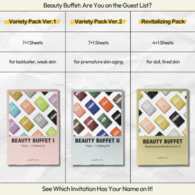 Model applying LAPCOS sheet mask demonstrating easy at-home spa benefit