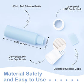 Lapfoon close-up of comb tip for precise dye application and even distribution
