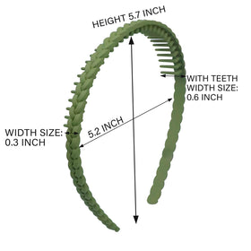 LAPOHI ten headbands laid flat displaying color range for styling variety benefit