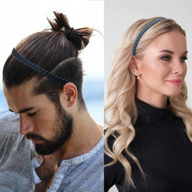LAPOHI headband worn by woman in daily outfit showing comfortable all-day wear benefit