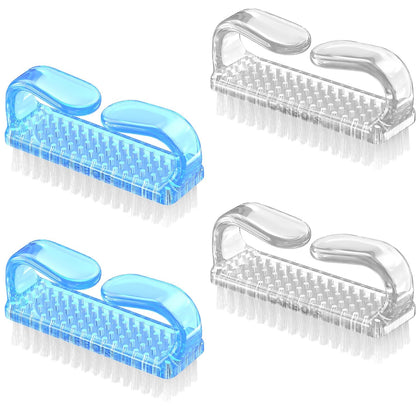 Larbois front view of four-pack brushes showing handles and bristles, easy storage benefit