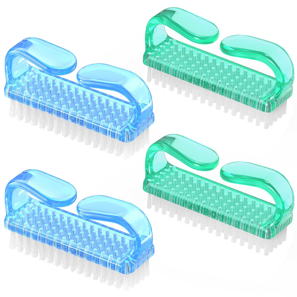 Larbois front view of four-pack showing handles and bristles for efficient cleaning