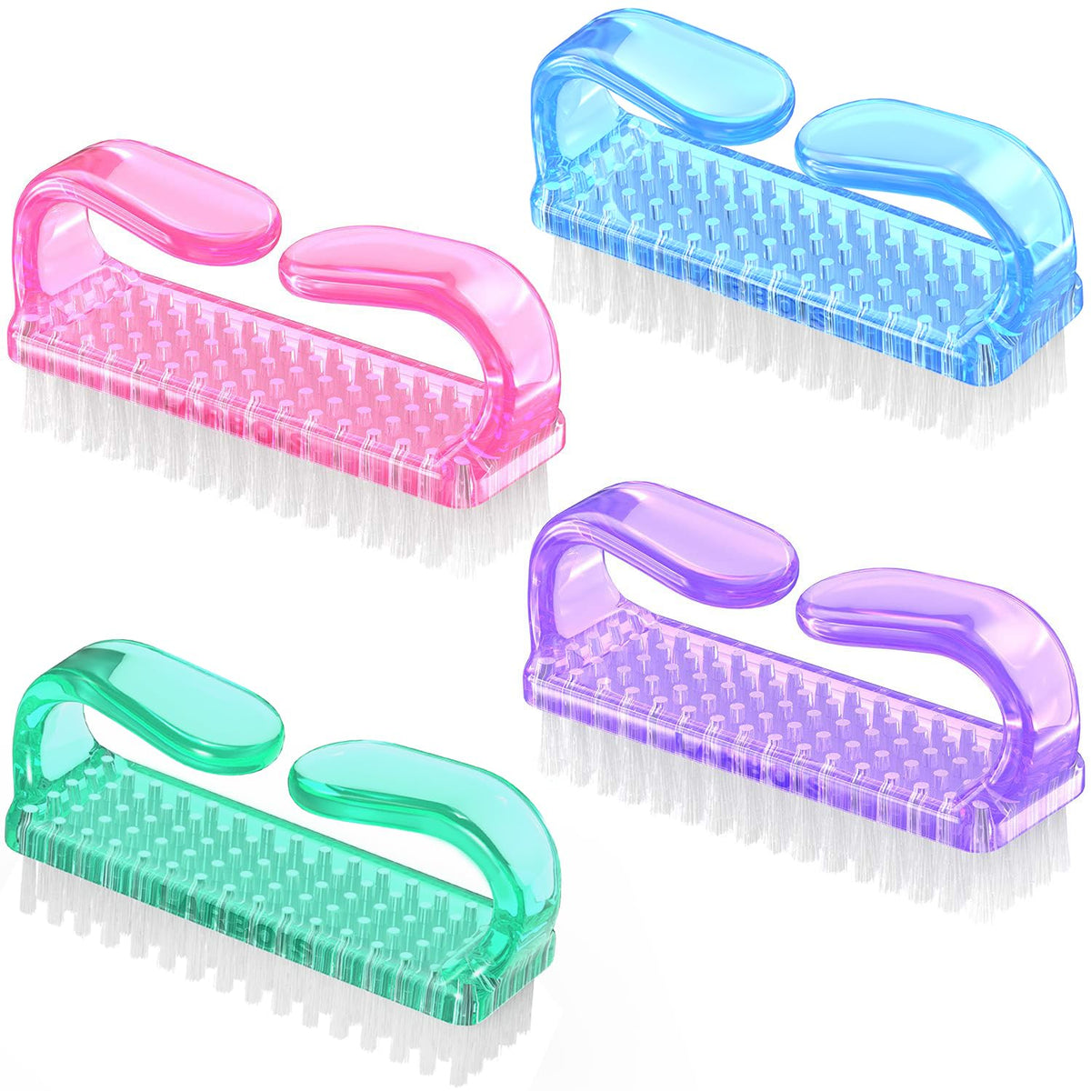 Larbois front view showing handle and bristles, easy grip benefit