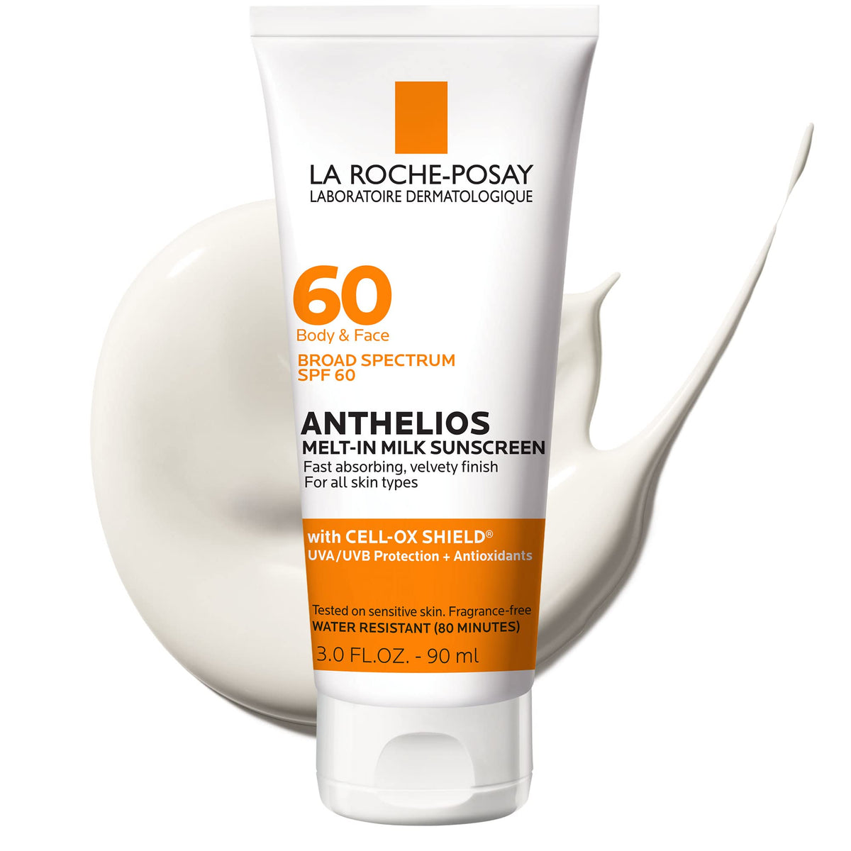 La Roche-Posay Anthelios front packaging showing SPF 60 and benefits