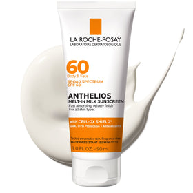 La Roche-Posay Anthelios front packaging showing SPF 60 and benefits