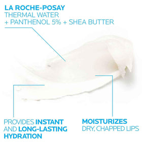 La Roche-Posay creamy texture close-up illustrating fast absorption benefit