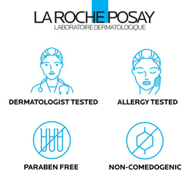 La Roche-Posay serum staged with SPF demonstrating morning protection routine