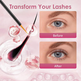LASH by Maya LONDON pink bottle close-up highlighting elegant design