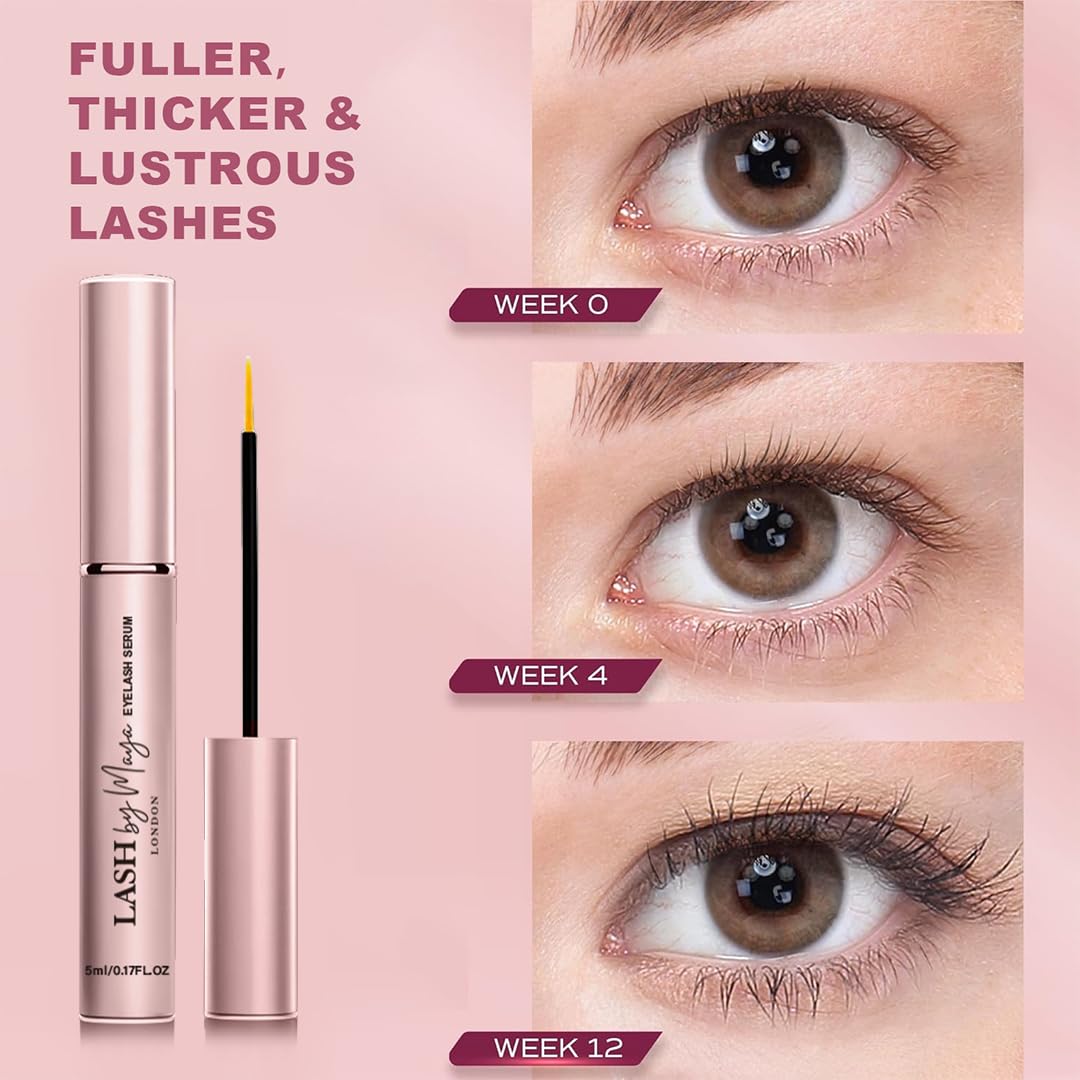 LASH by Maya LONDON applying serum to upper lash line demonstrating use
