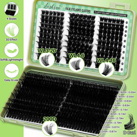 LASHSUN lash bond and seal bottles displayed highlighting waterproof hold