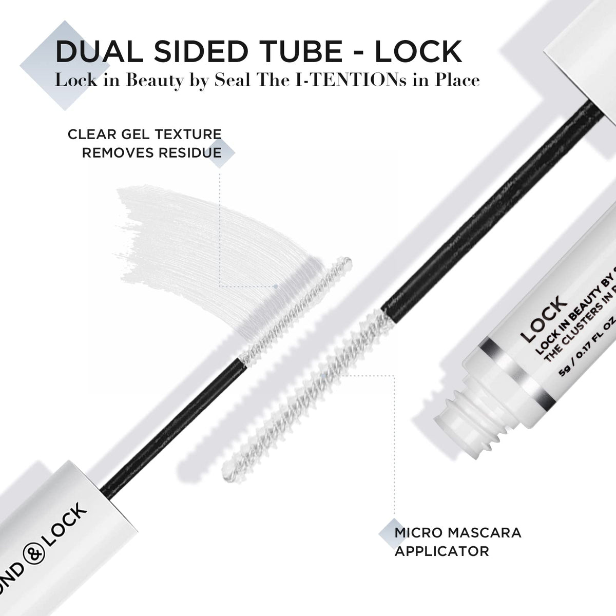 LASHVIEW applying Bond like mascara for precise cluster lash placement and control