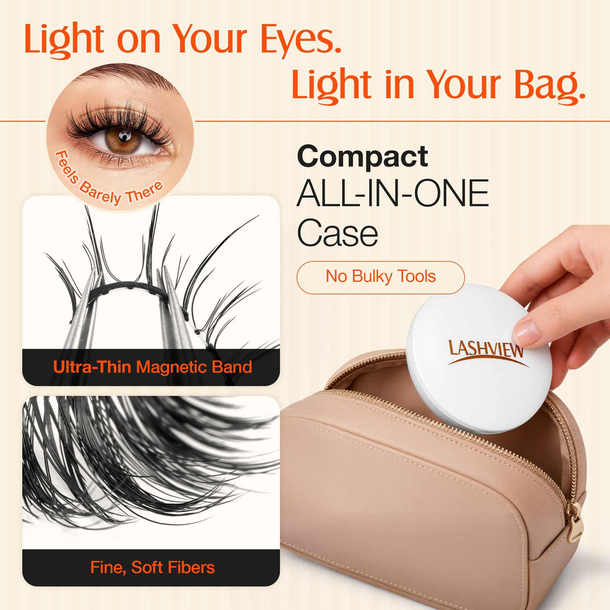 LASHVIEW hand scale showing compact size and travel-friendly portability benefit
