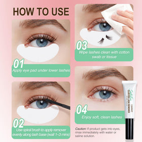 LASHVIEW finished lash set on model in natural light showing long-lasting effect