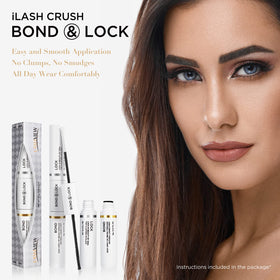 LASHVIEW Lock wand detail showing sealing brush to protect and secure lashes